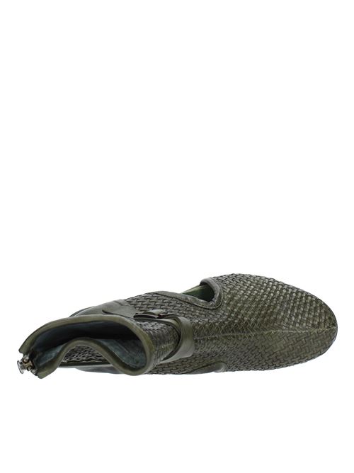Tronchetti in pelle JP/DAVID | 3915/22 INTRECCIATOVERDE